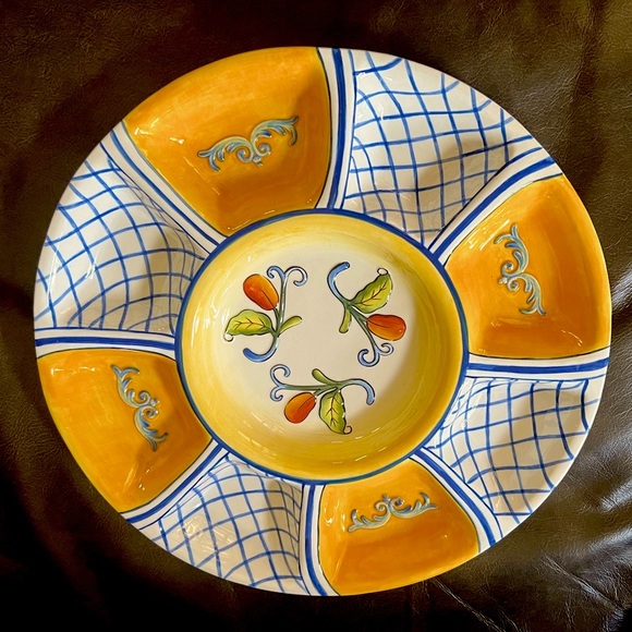 Fitz and Floyd Other - Fitz & Floyd 14” Divided Serving Tray